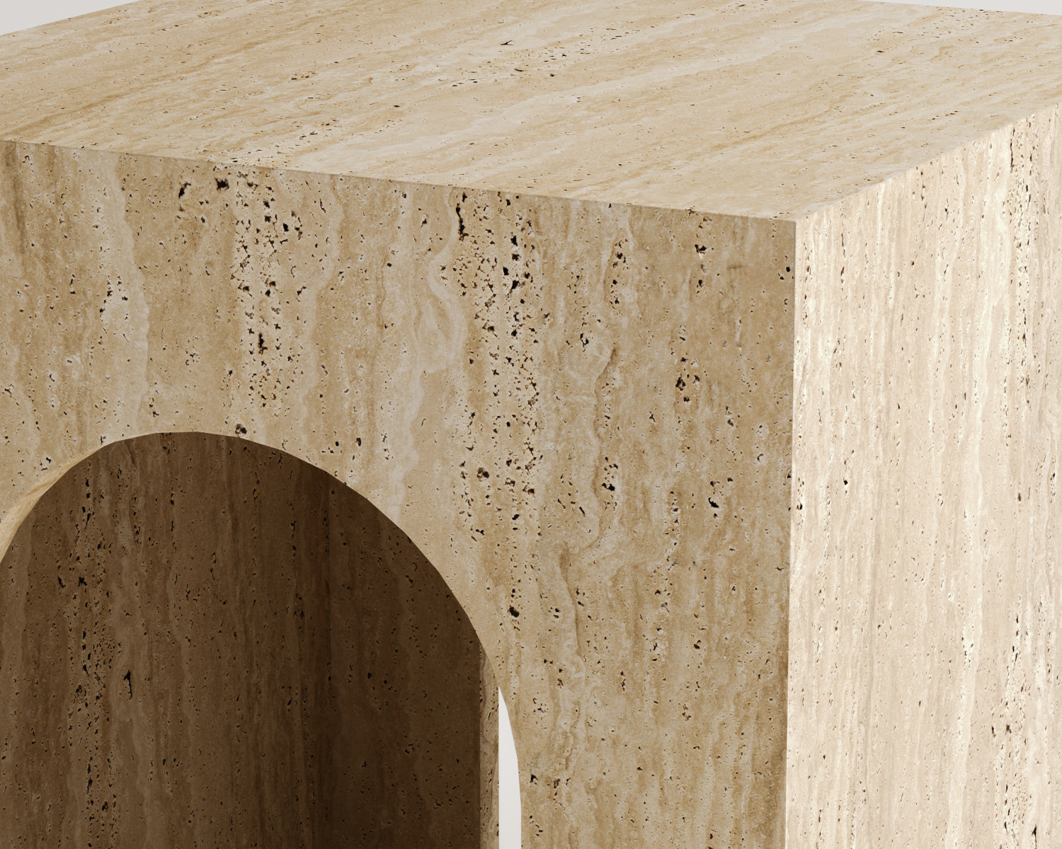 Dell-Traverten Yan Sehpa