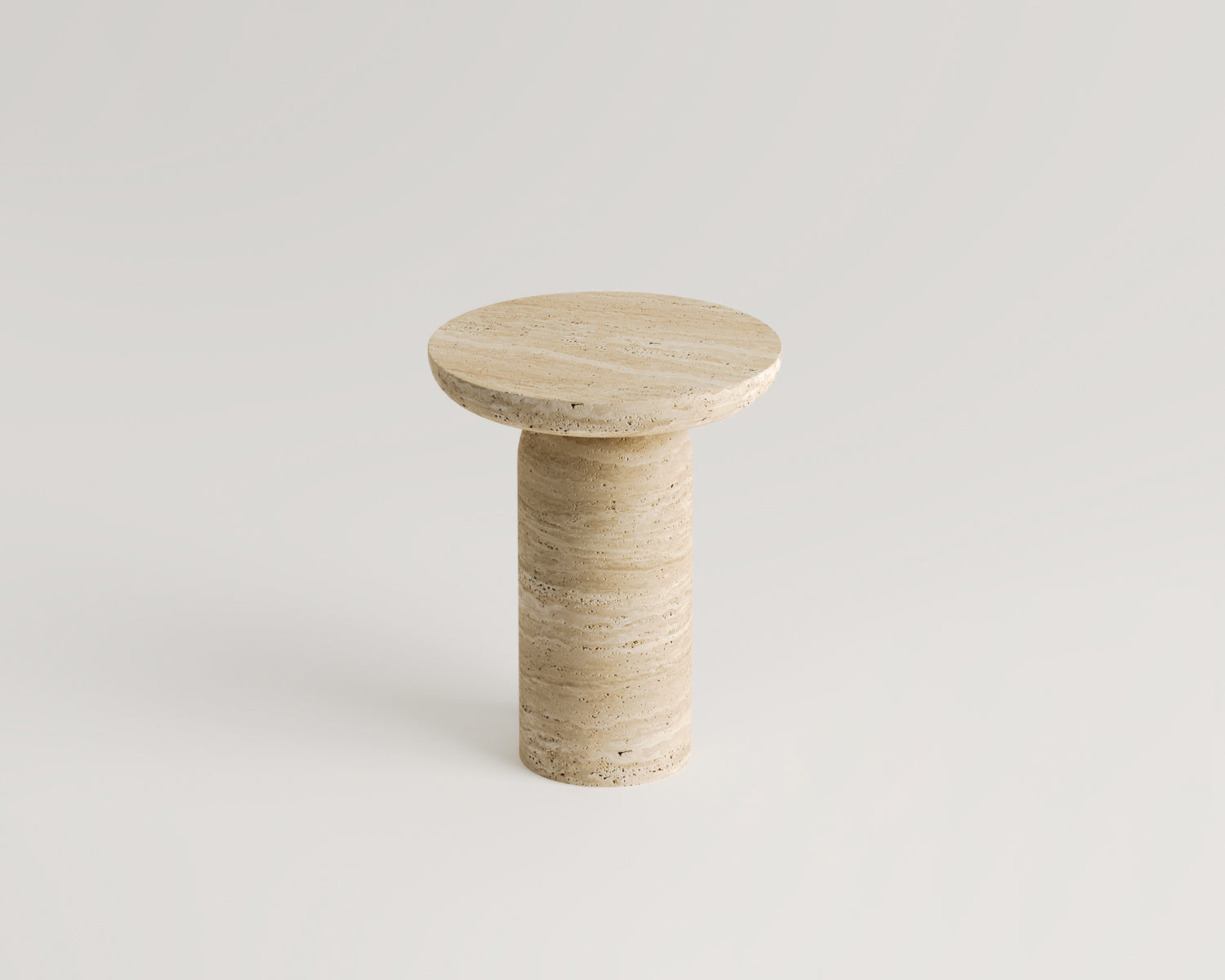 Elefteria-Traverten Yan Sehpa