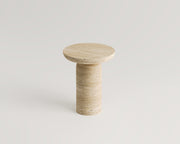 Elefteria-Traverten Yan Sehpa