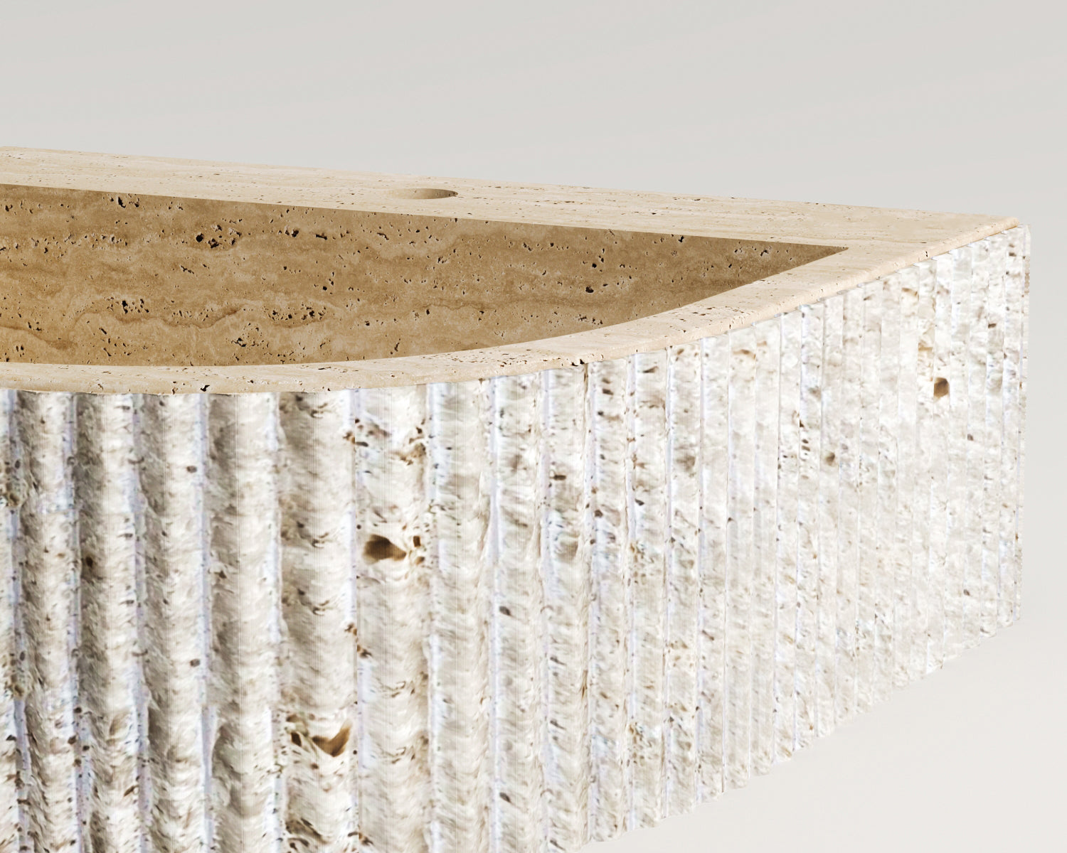 Fidor - Traverten Lavabo