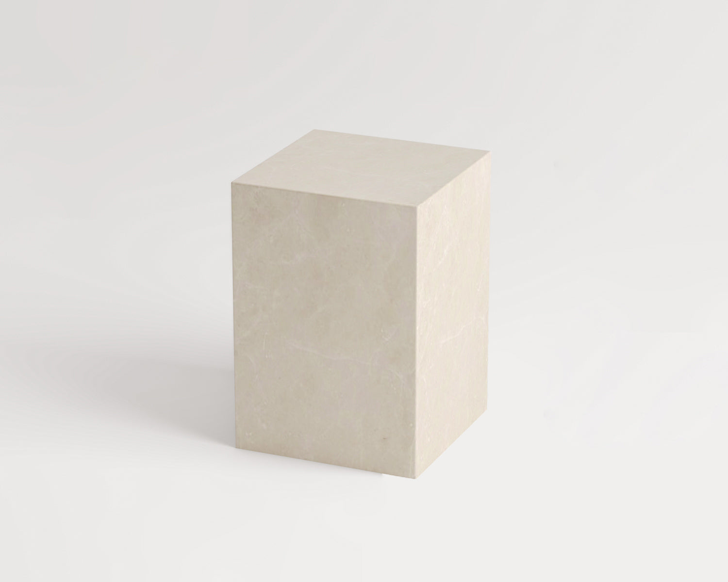 Flam - Sandıklı Bej Küp Sehpa