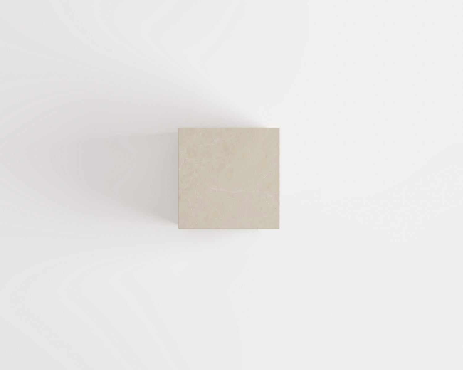 Flam - Sandıklı Bej Küp Sehpa