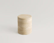 Gemini-Traverten Yan Sehpa