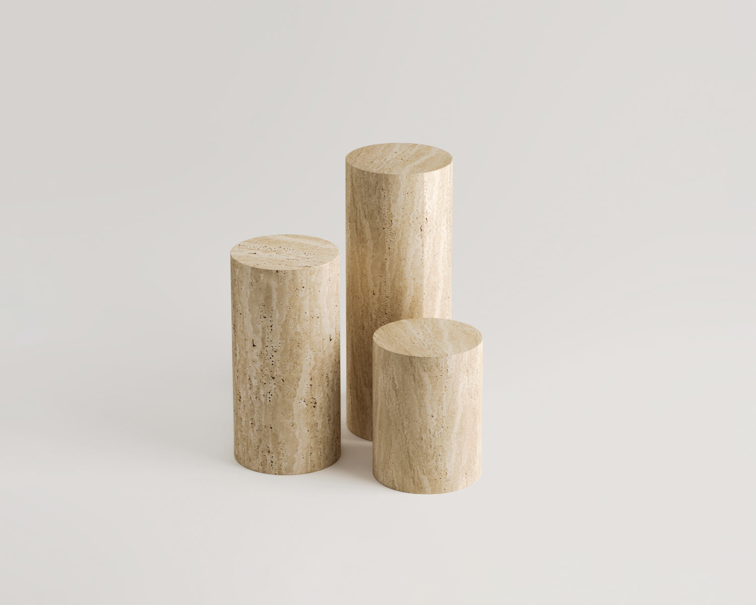 Giantince-Traverten Yan Sehpa