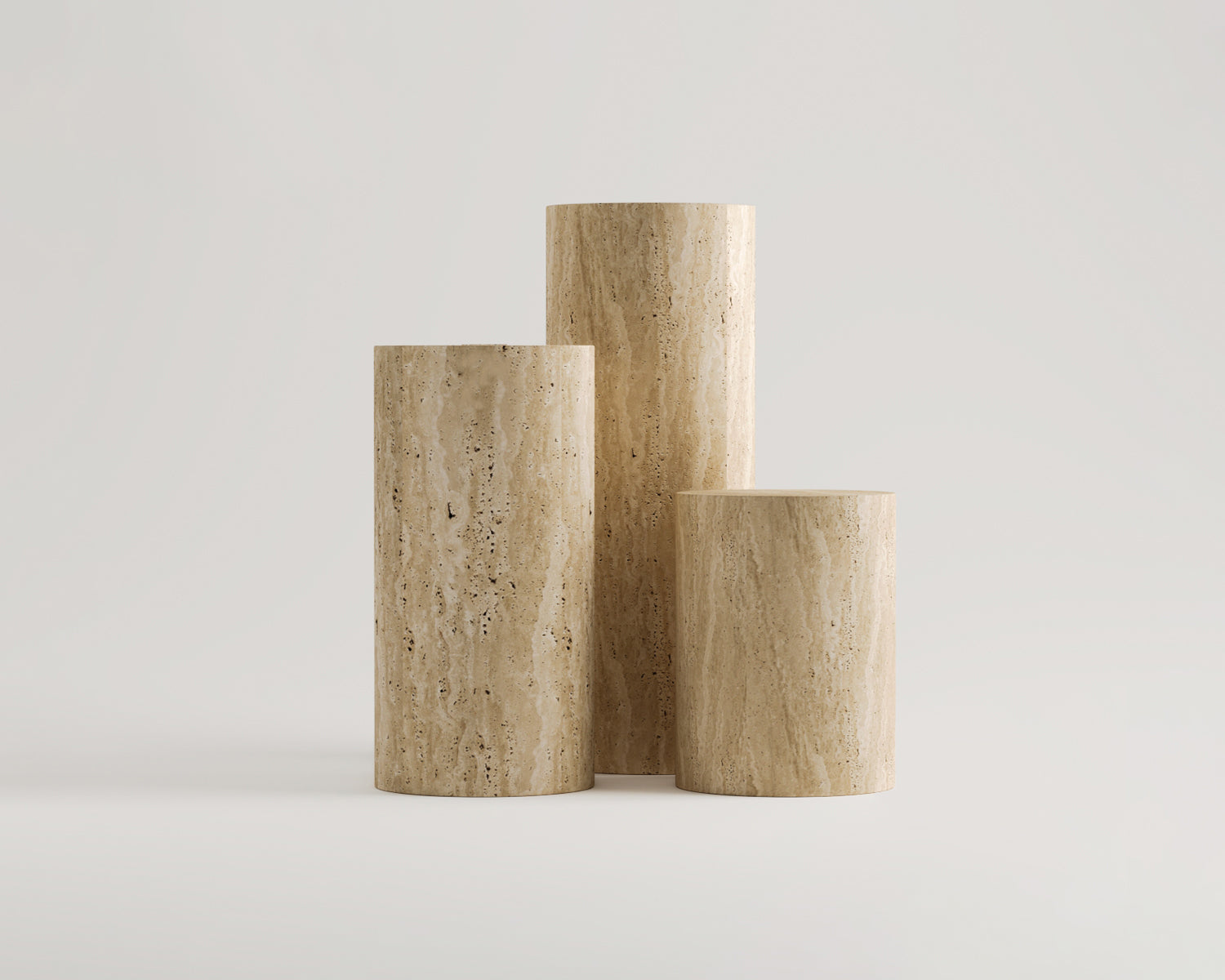 Giantince-Traverten Yan Sehpa