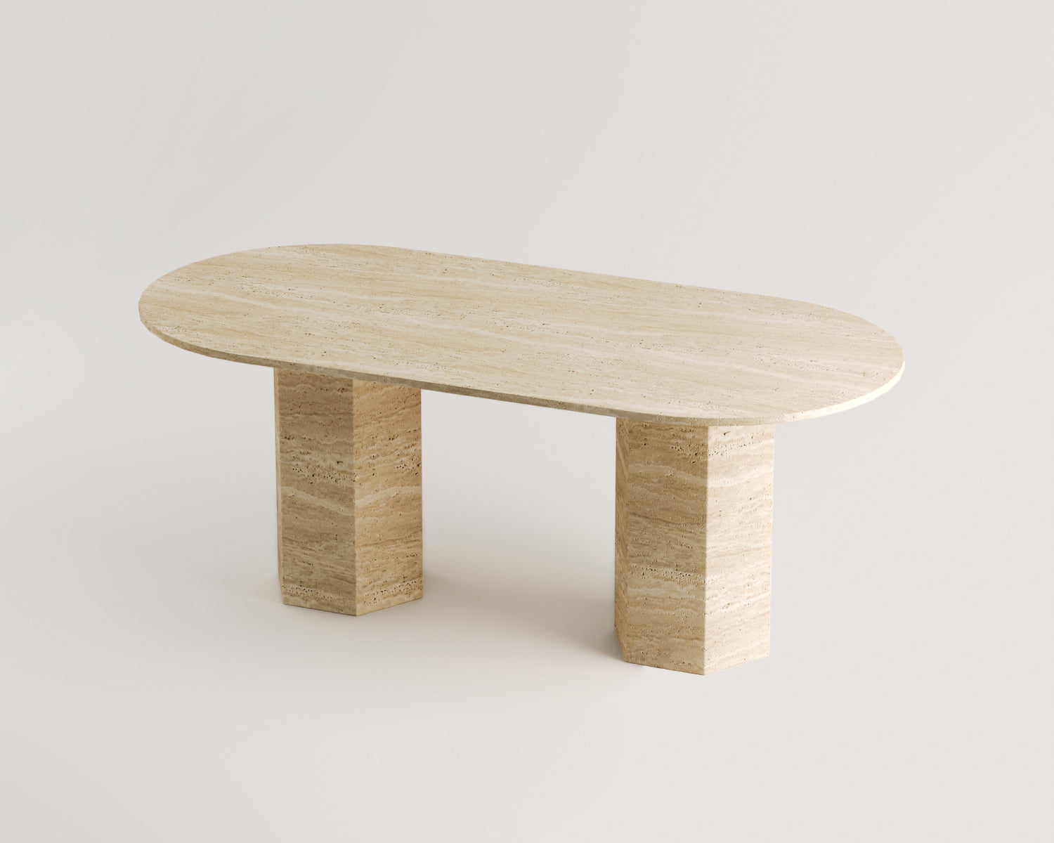 Gredel-Traverten Yemek Masası