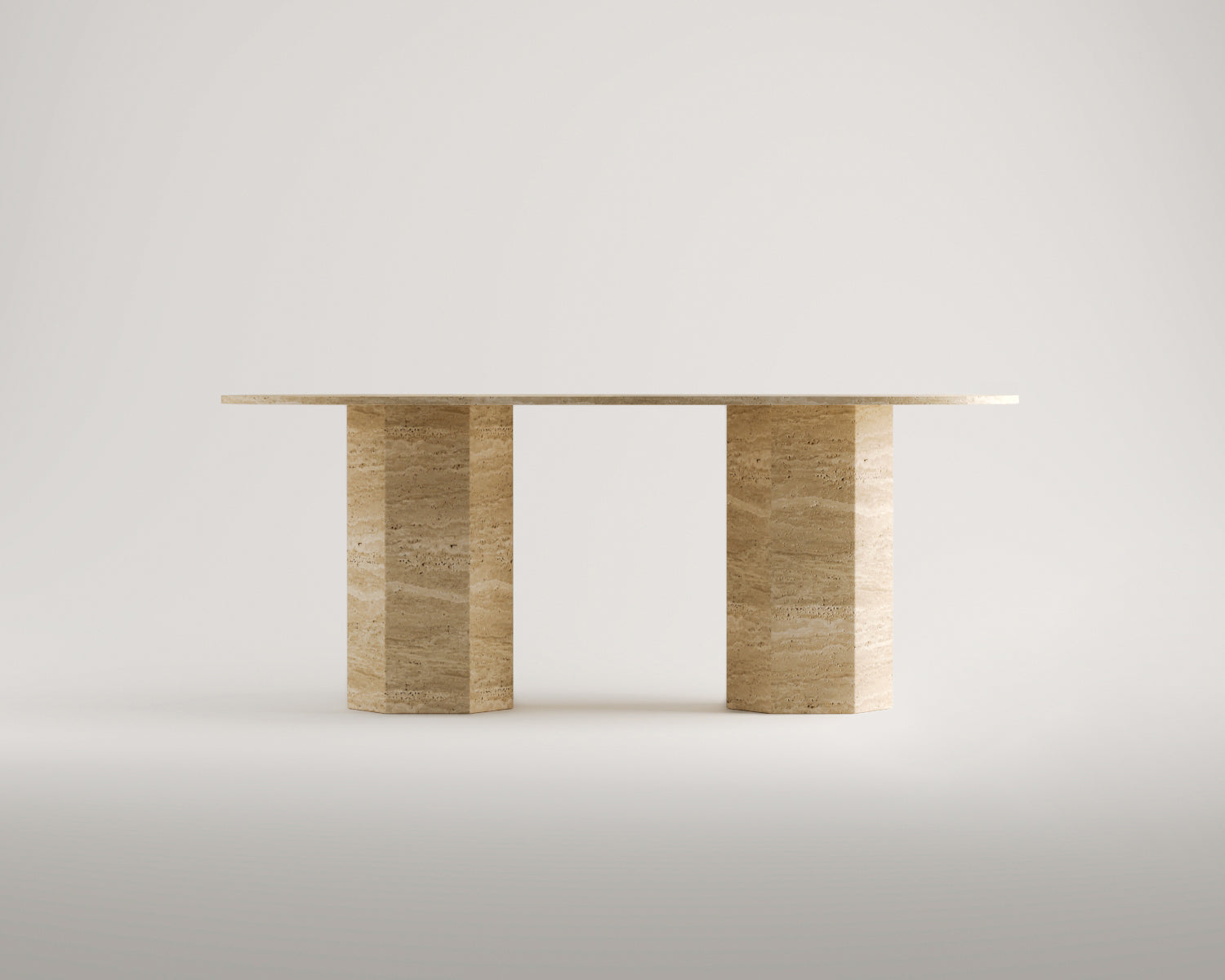 Gredel-Traverten Yemek Masası