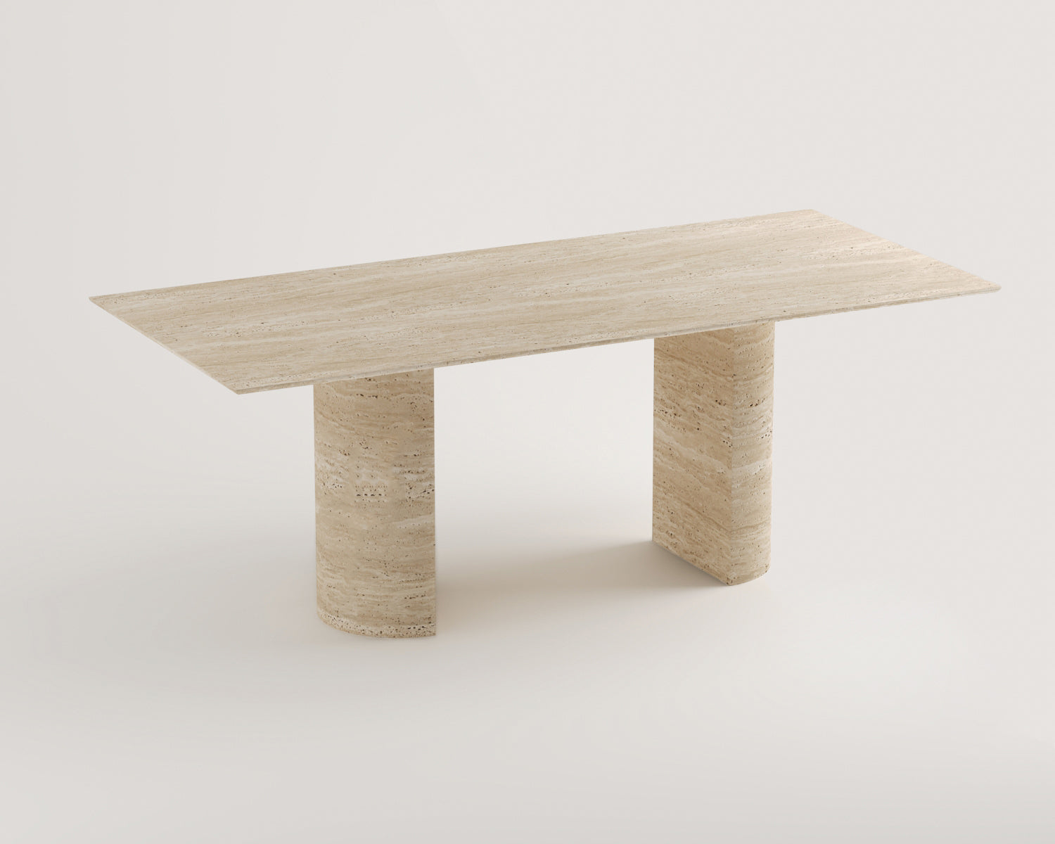 Hali-Traverten Yemek Masası