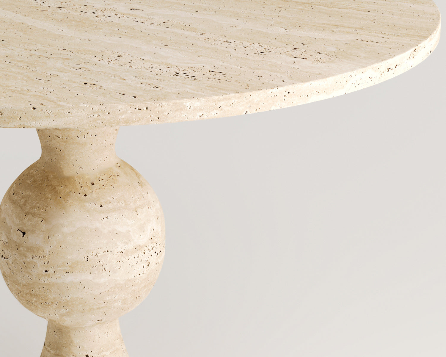 Jackson-Traverten Yemek Masası