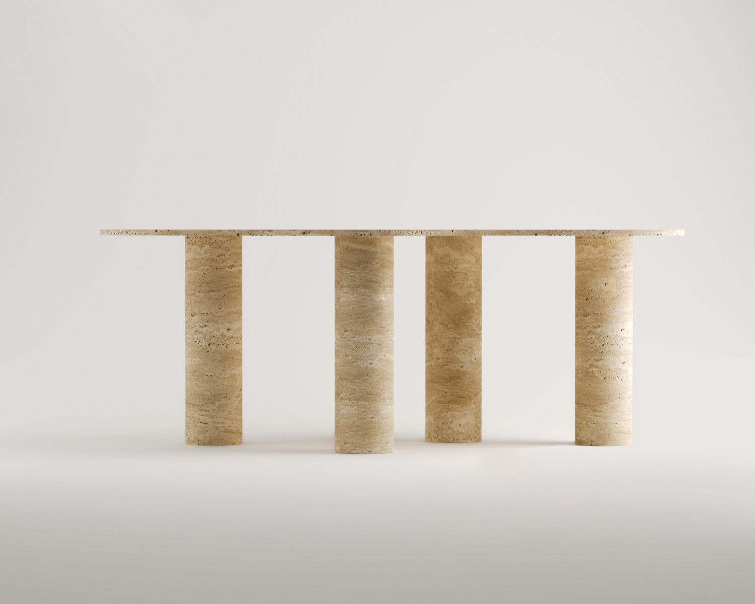 Lion-Traverten Yemek Masası