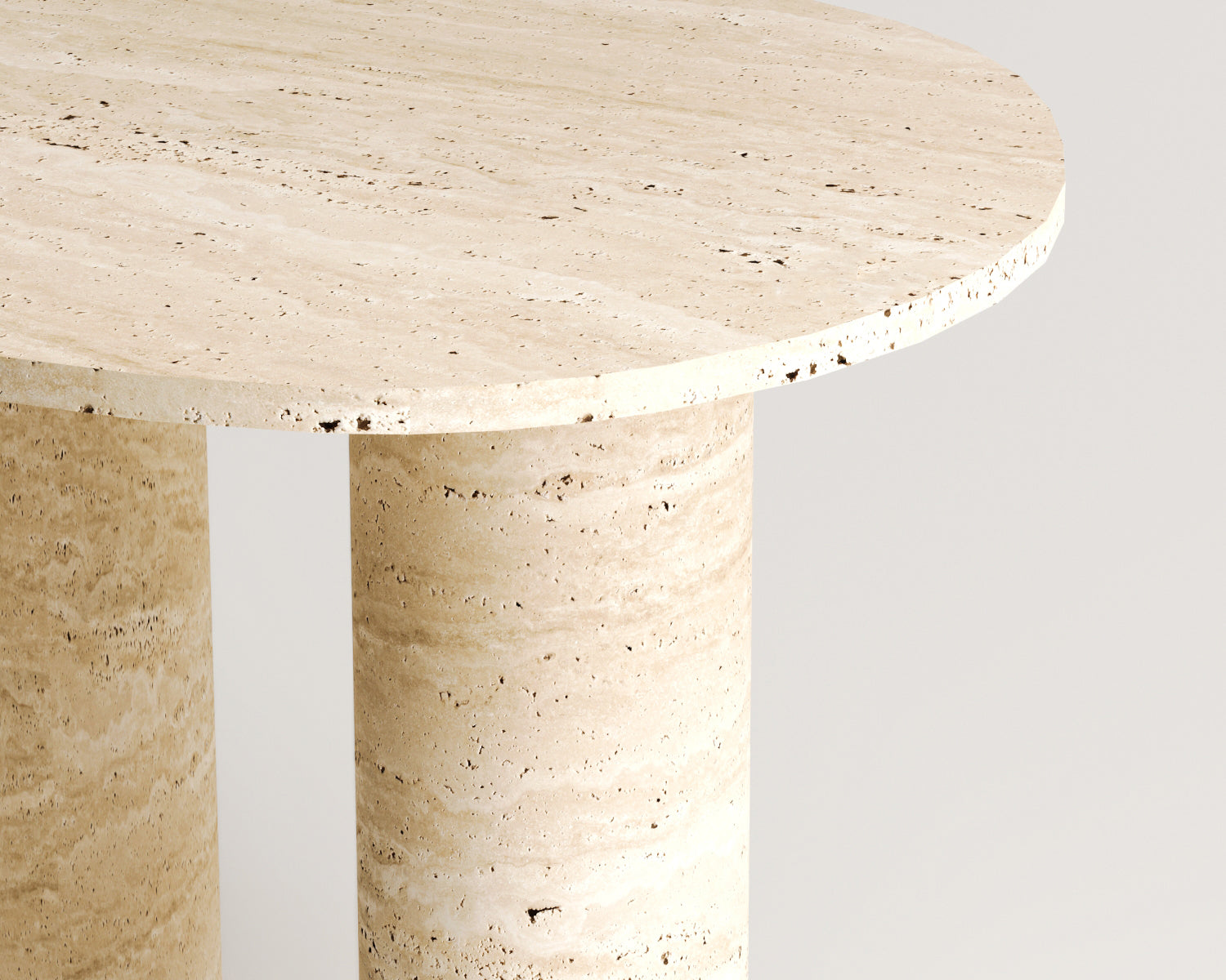 Lion-Traverten Yemek Masası