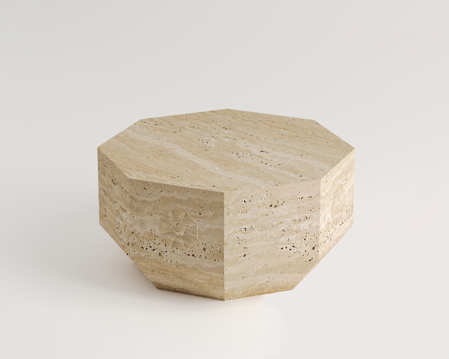 Lisa-Traverten Orta Sehpa