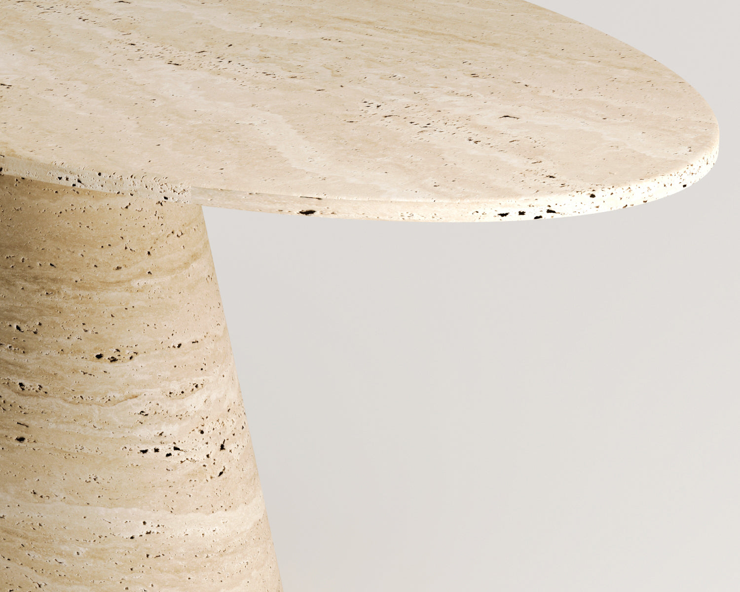 Lounge-Traverten Yemek Masası