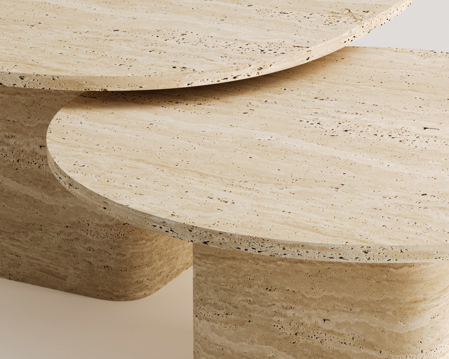 Lucy-Traverten Orta Sehpa