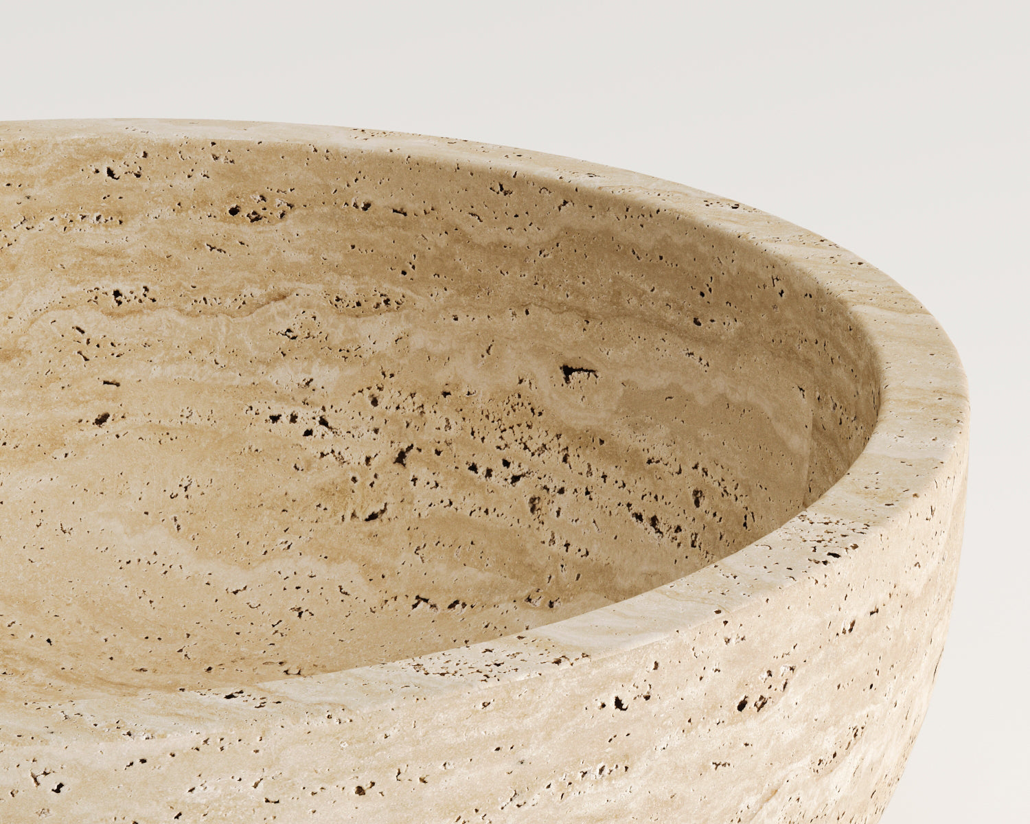 Lume - Traverten Lavabo