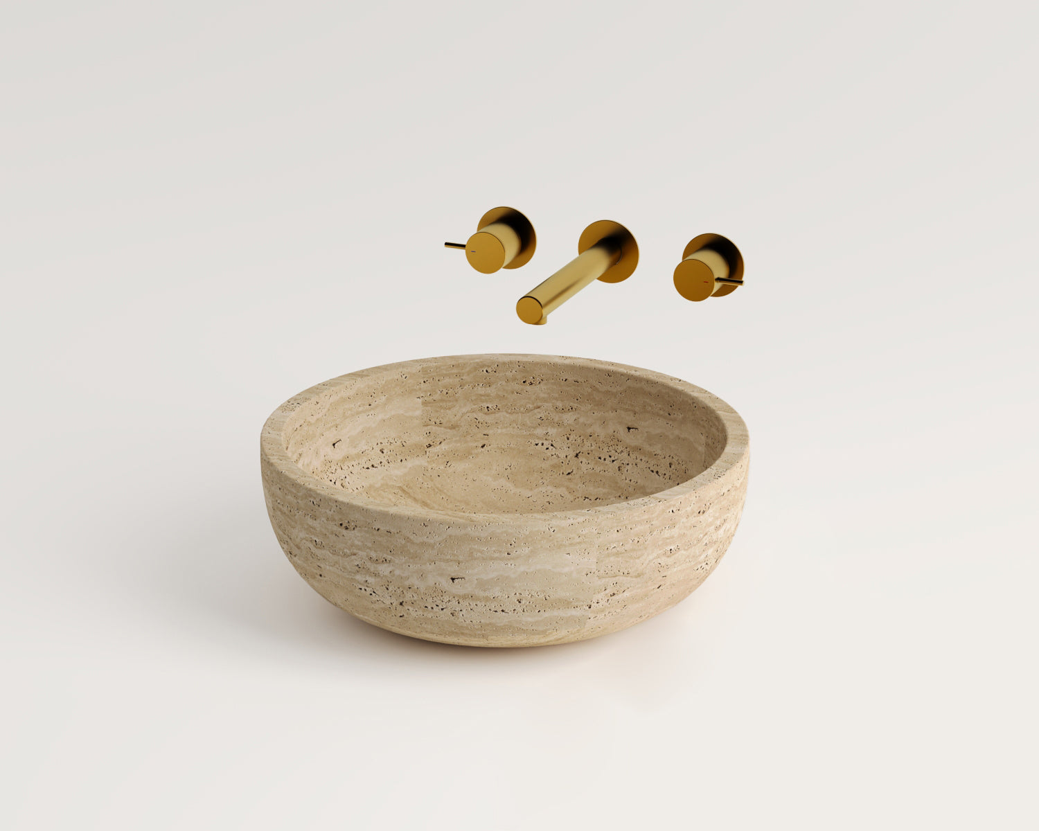 Lume - Traverten Lavabo