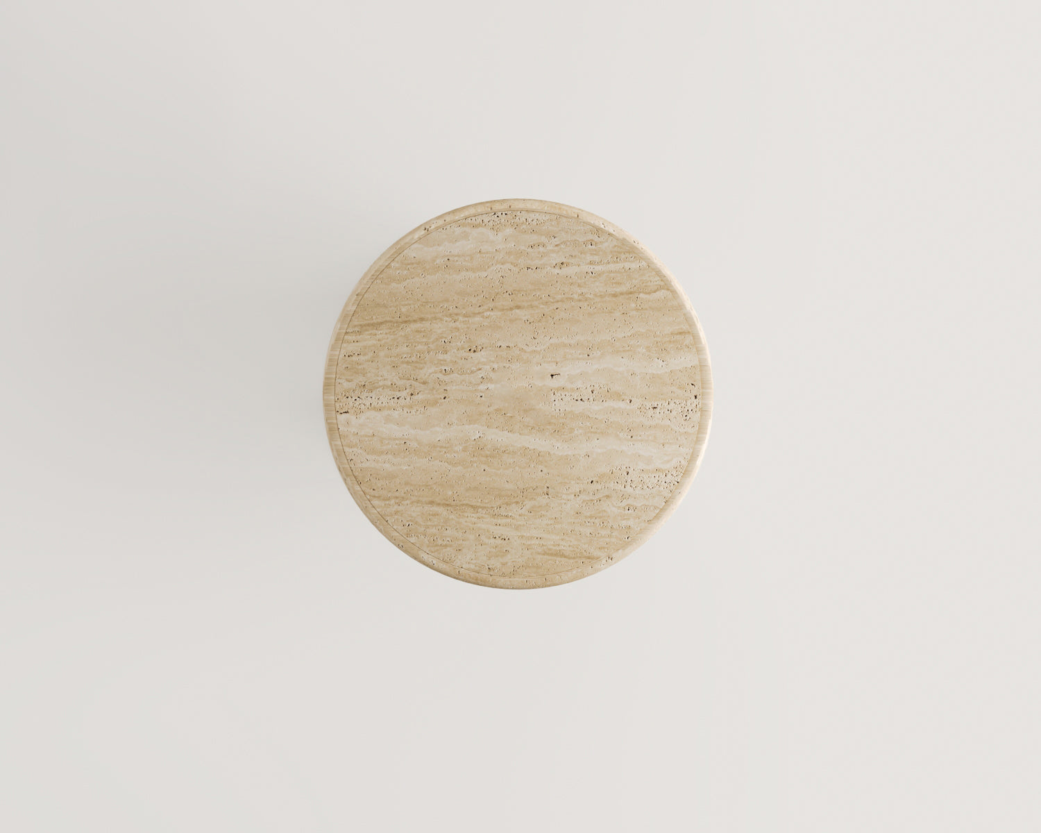 Lunaya-Traverten Yan Sehpa