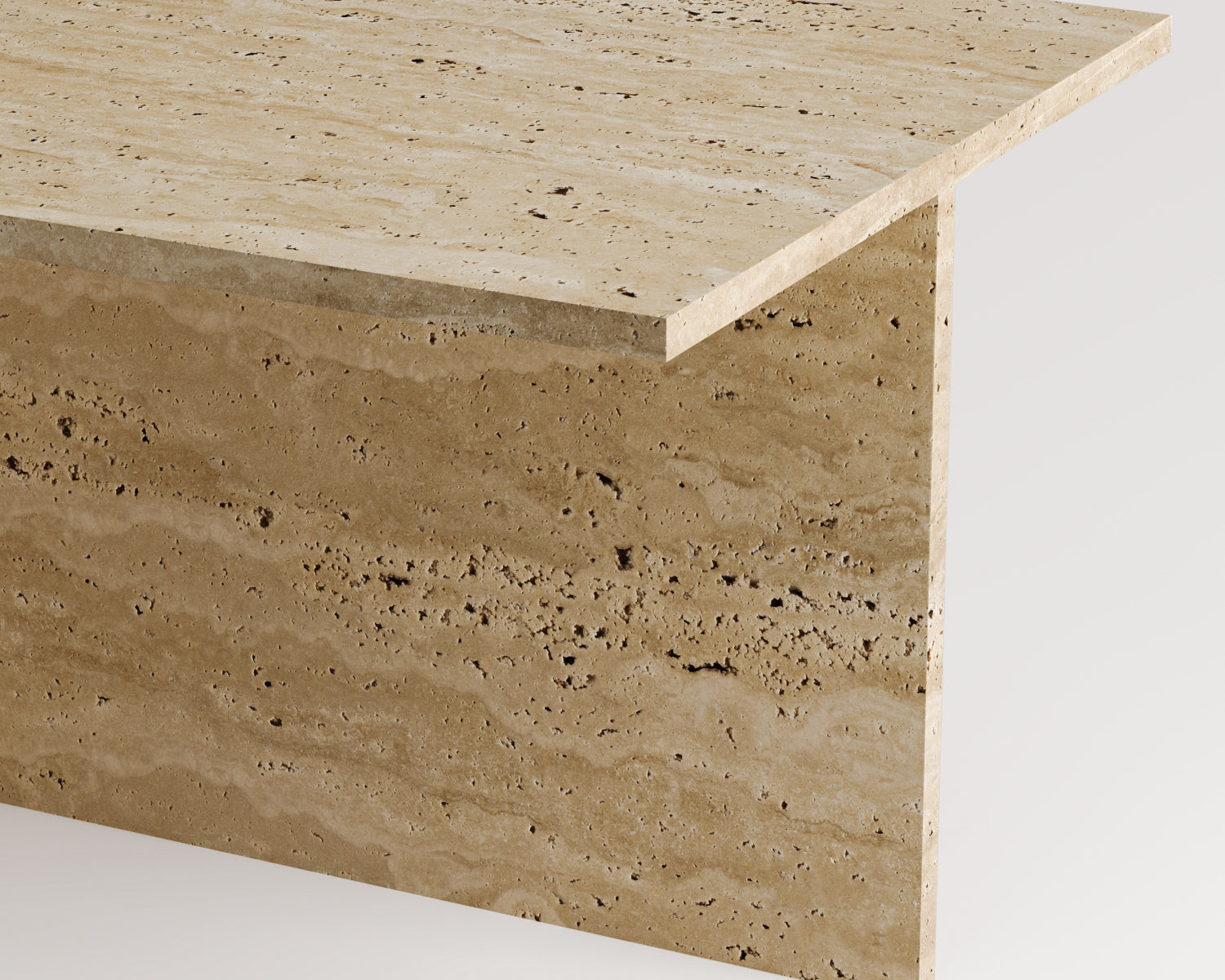 Mabel-Traverten Sehpa