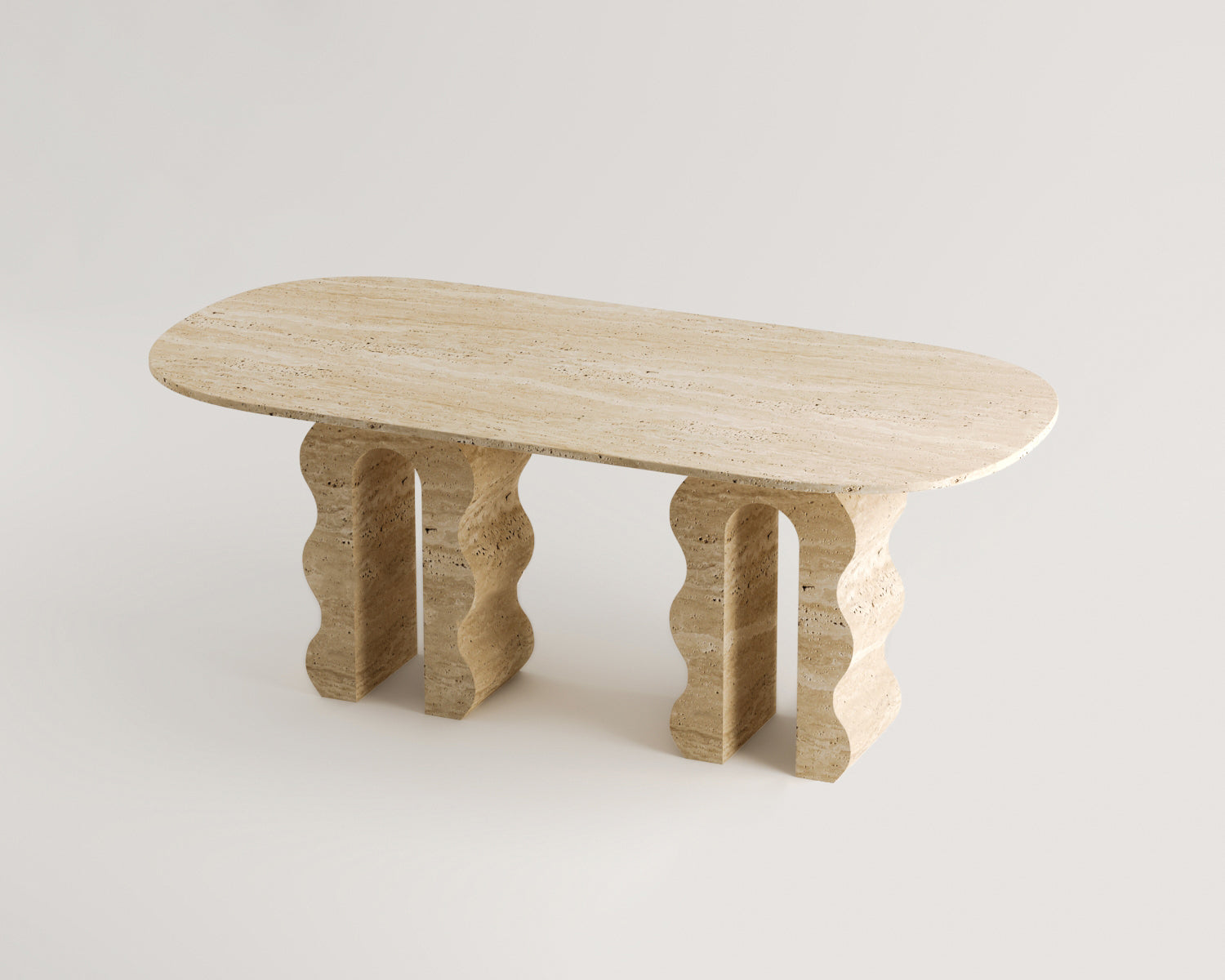 Malta -Traverten Yemek Masası