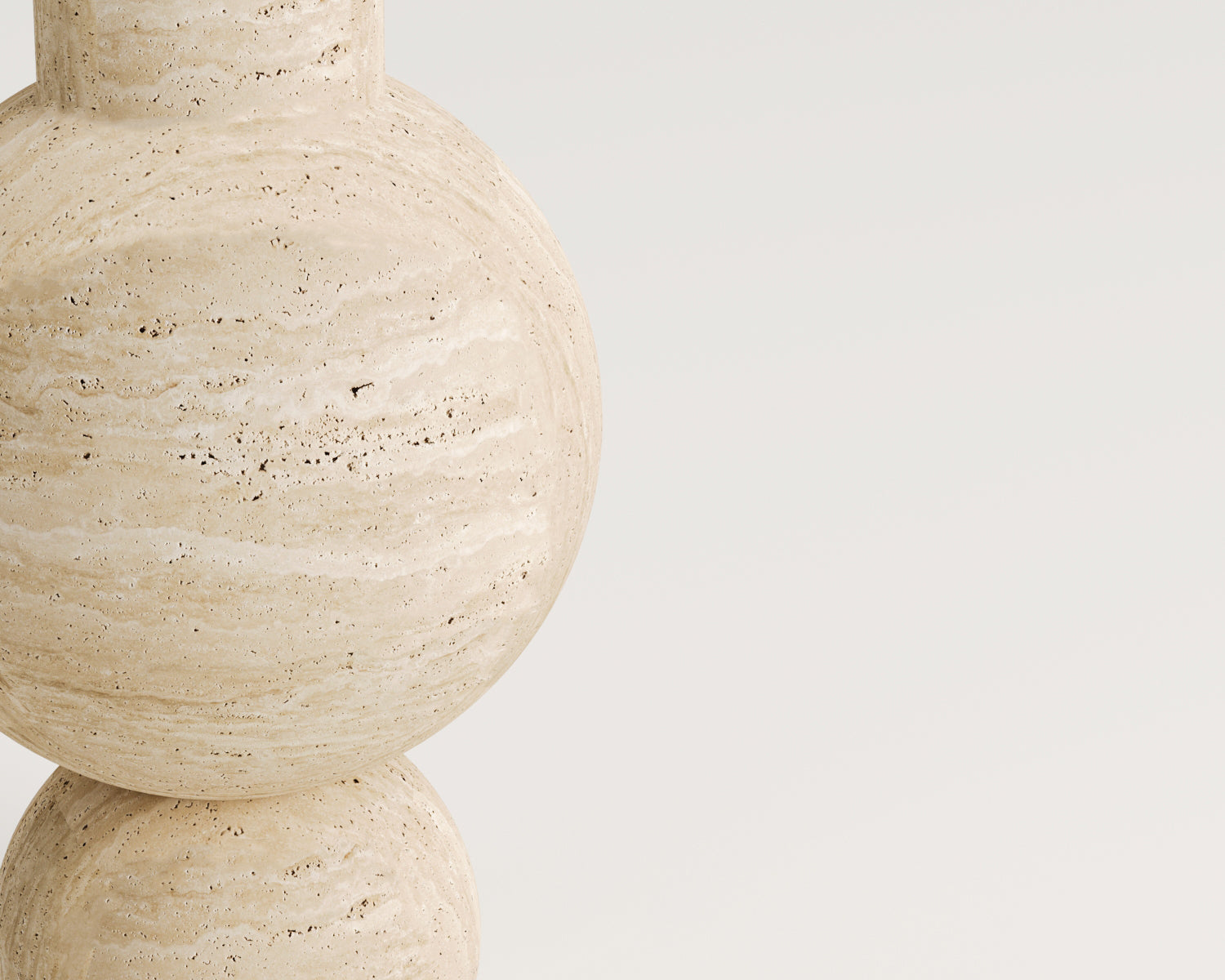 Mega - Traverten Vazo