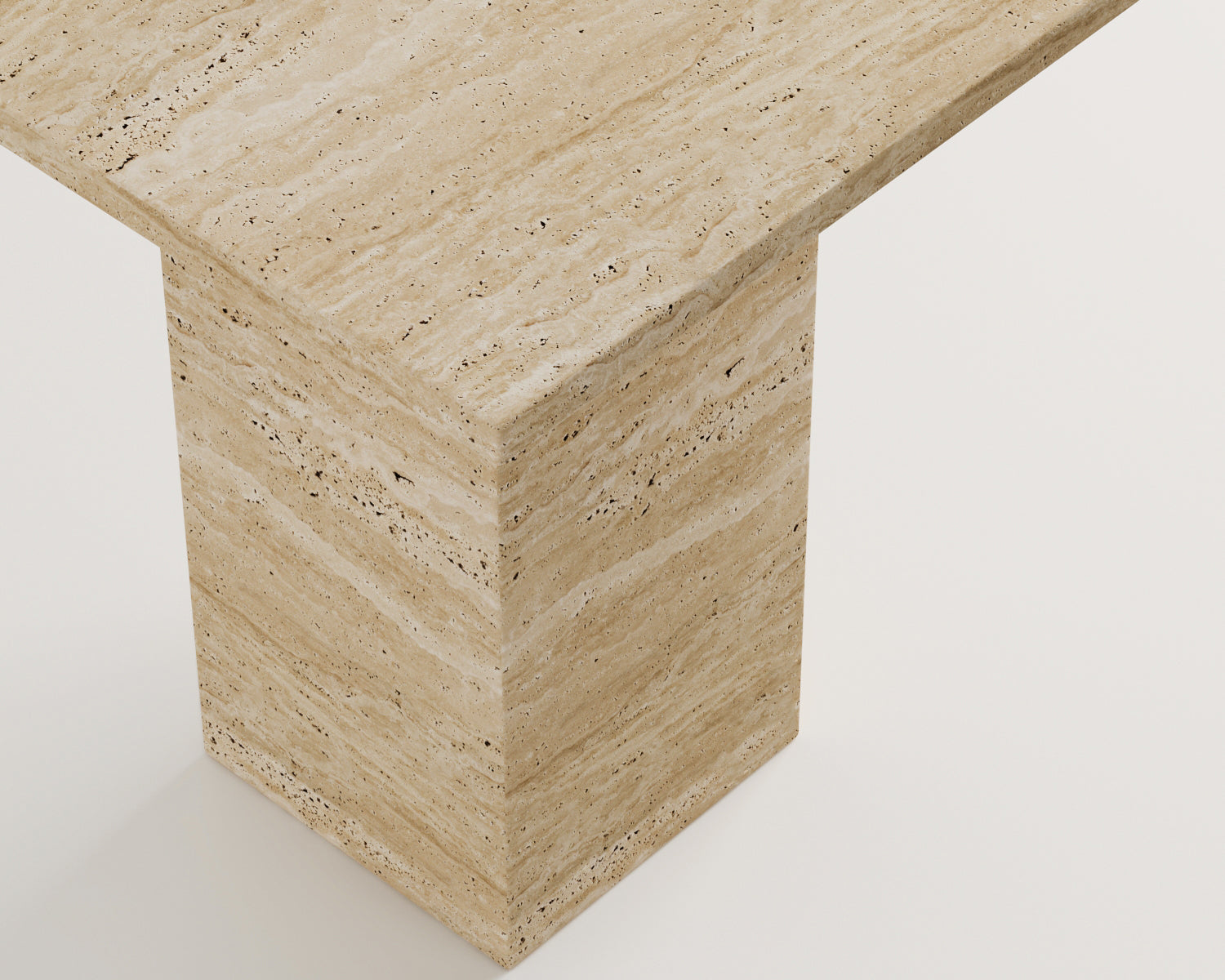 Milan-Traverten Yan Sehpa