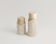 Mila - Traverten Yan sehpa