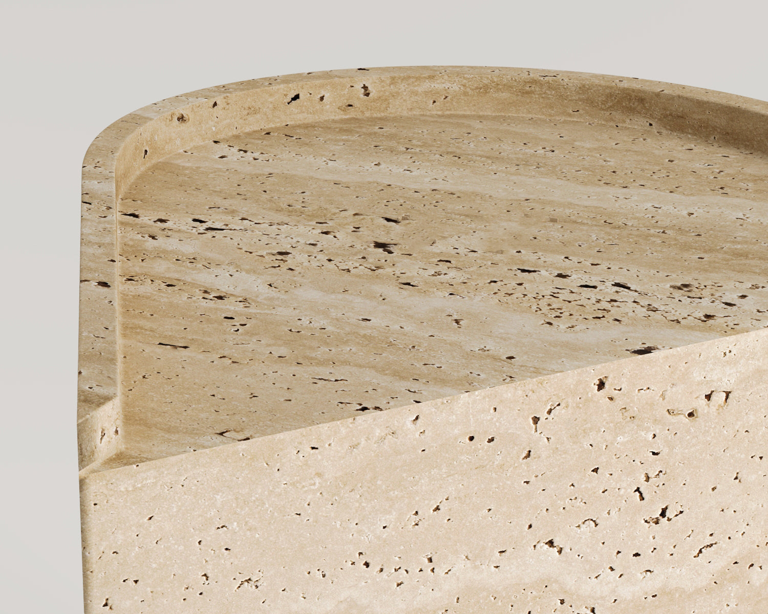 Mira- Traverten Yan Sehpa