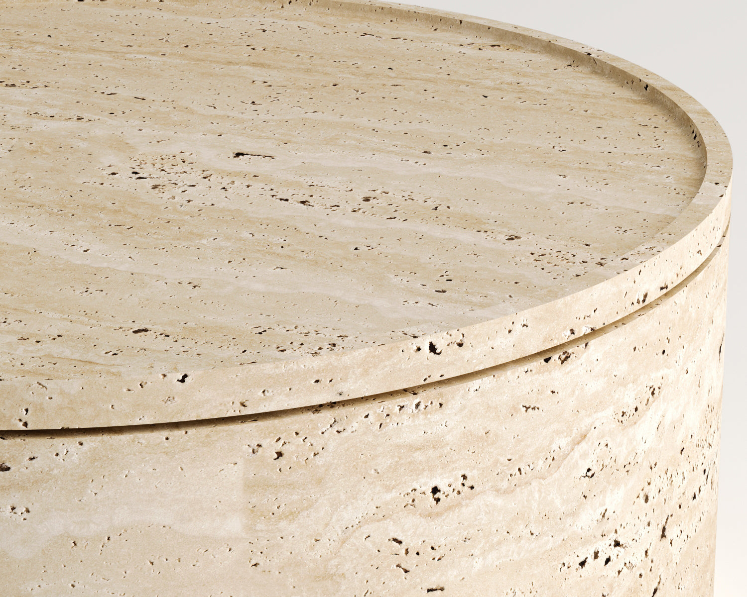 Modsy-Traverten Orta Sehpa