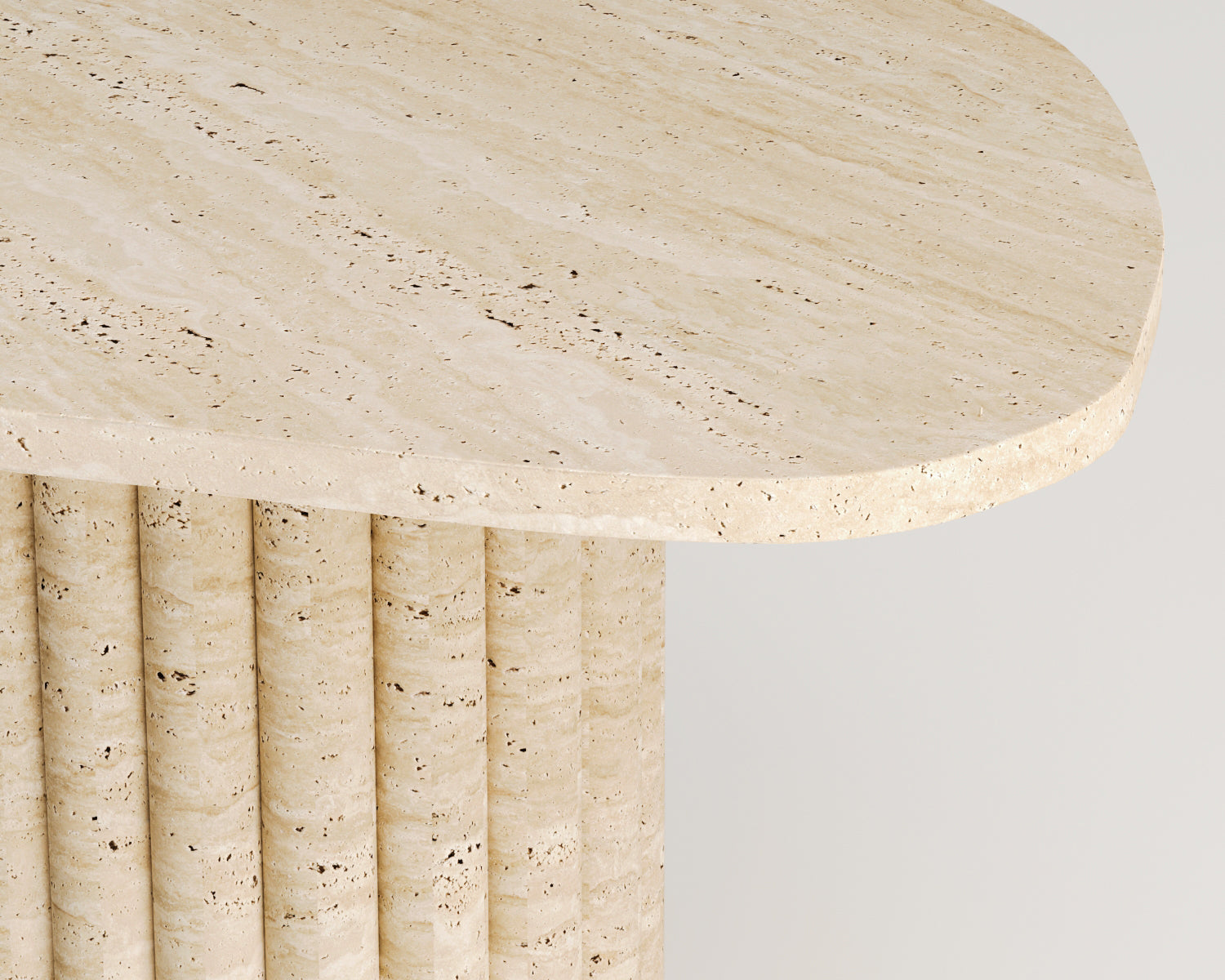 Motto-Traverten Orta Sehpa