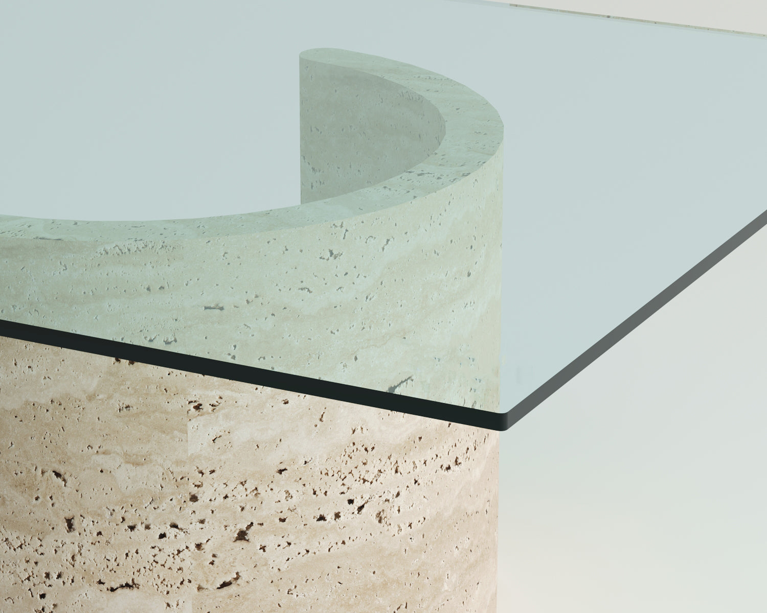 Nicole-Traverten Sehpa