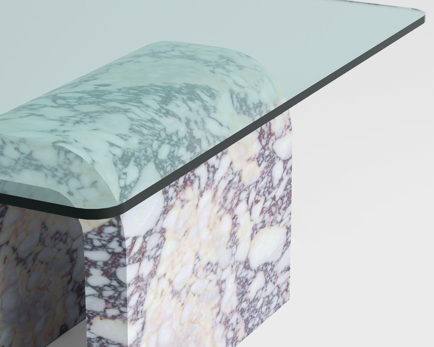 Nova - Menekşe Mermer Orta Sehpa