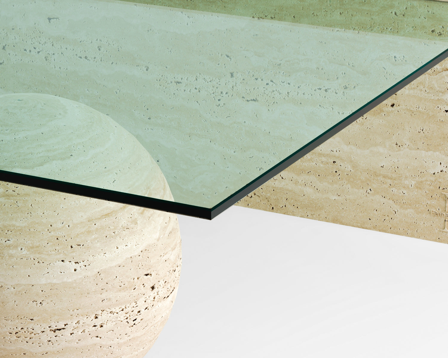 Oslo -Traverten Sehpa