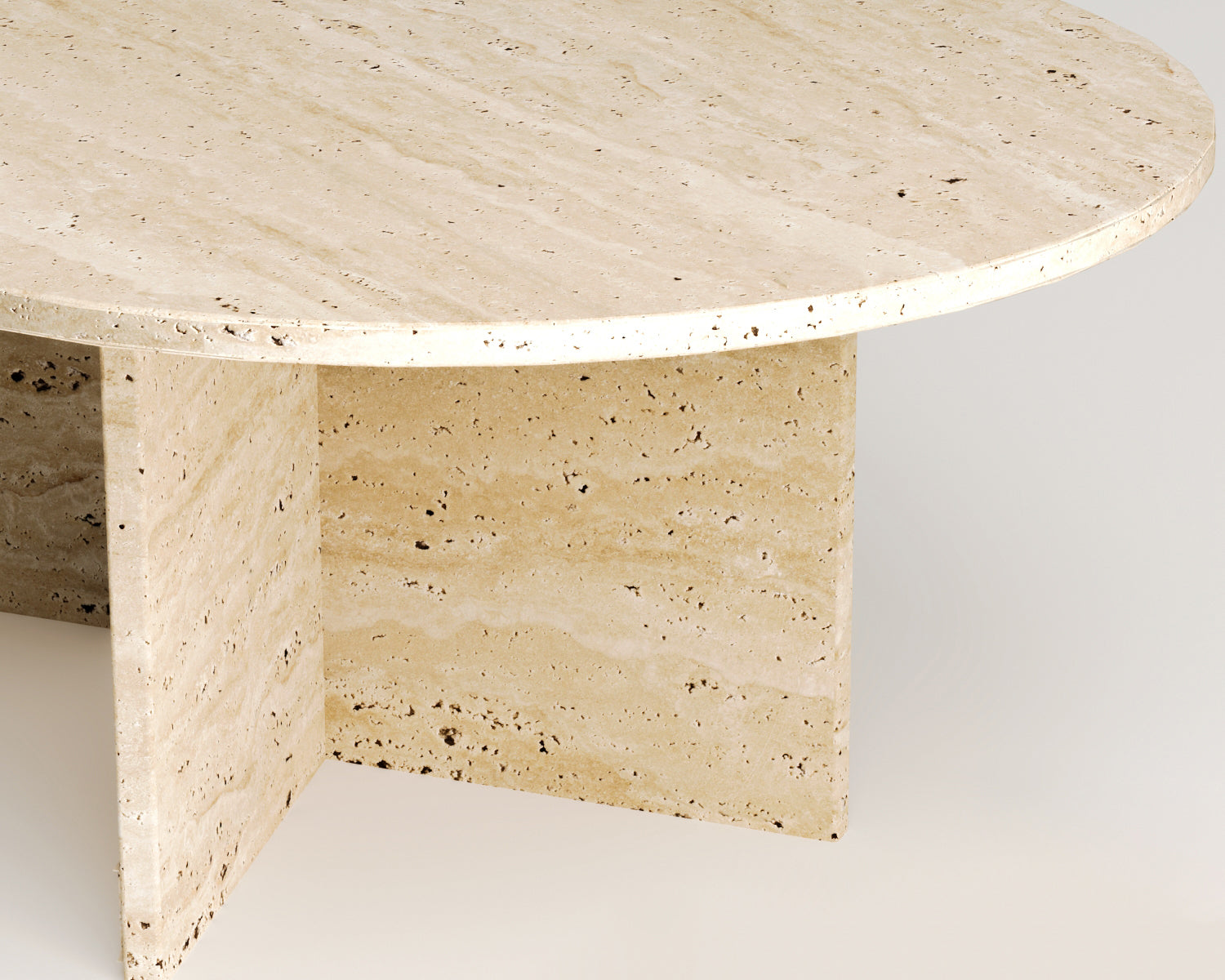 Pearl-Traverten Sehpa