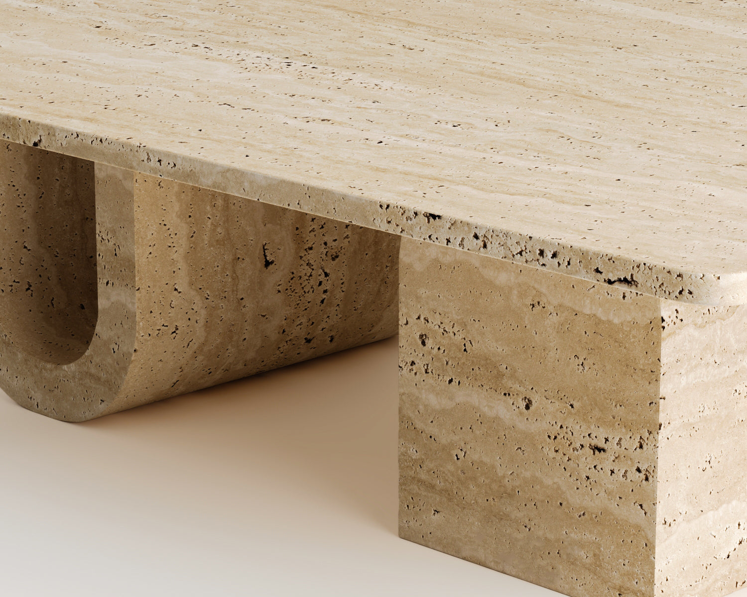 Petra-Traverten Sehpa