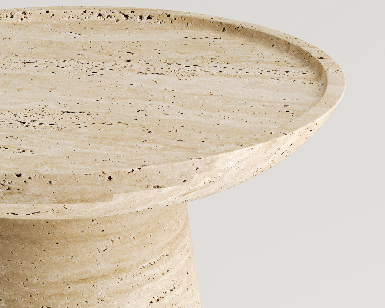 Pidri-Traverten Orta Sehpa