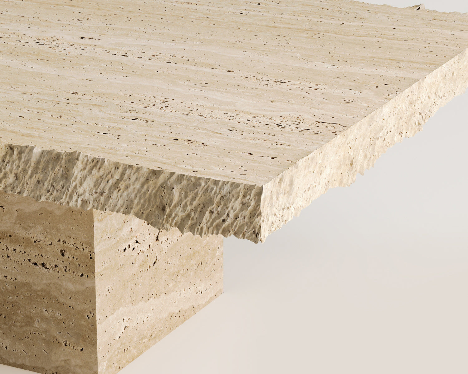 Ranch-Traverten Orta Sehpa