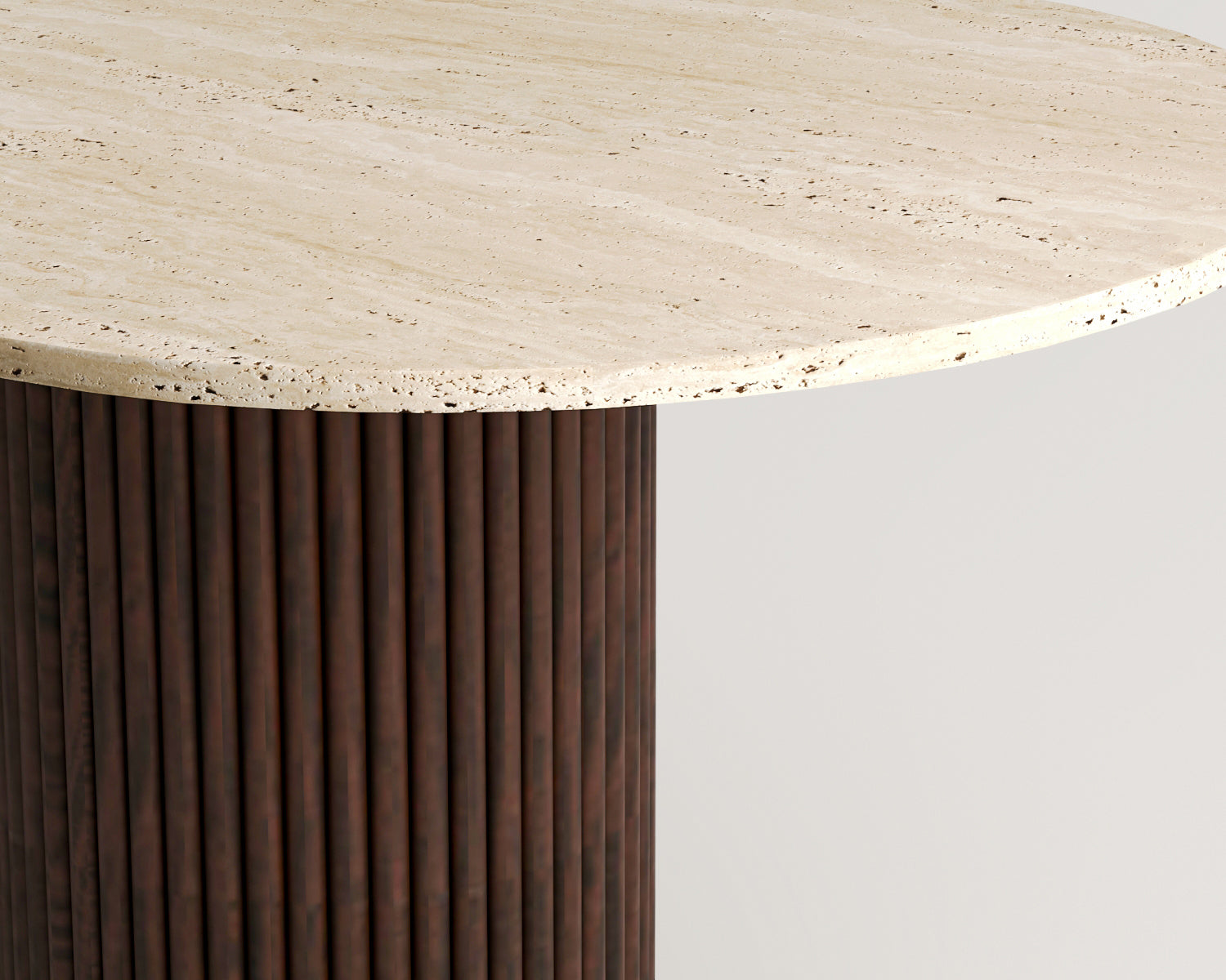 Ravel-Traverten Yemek Masası