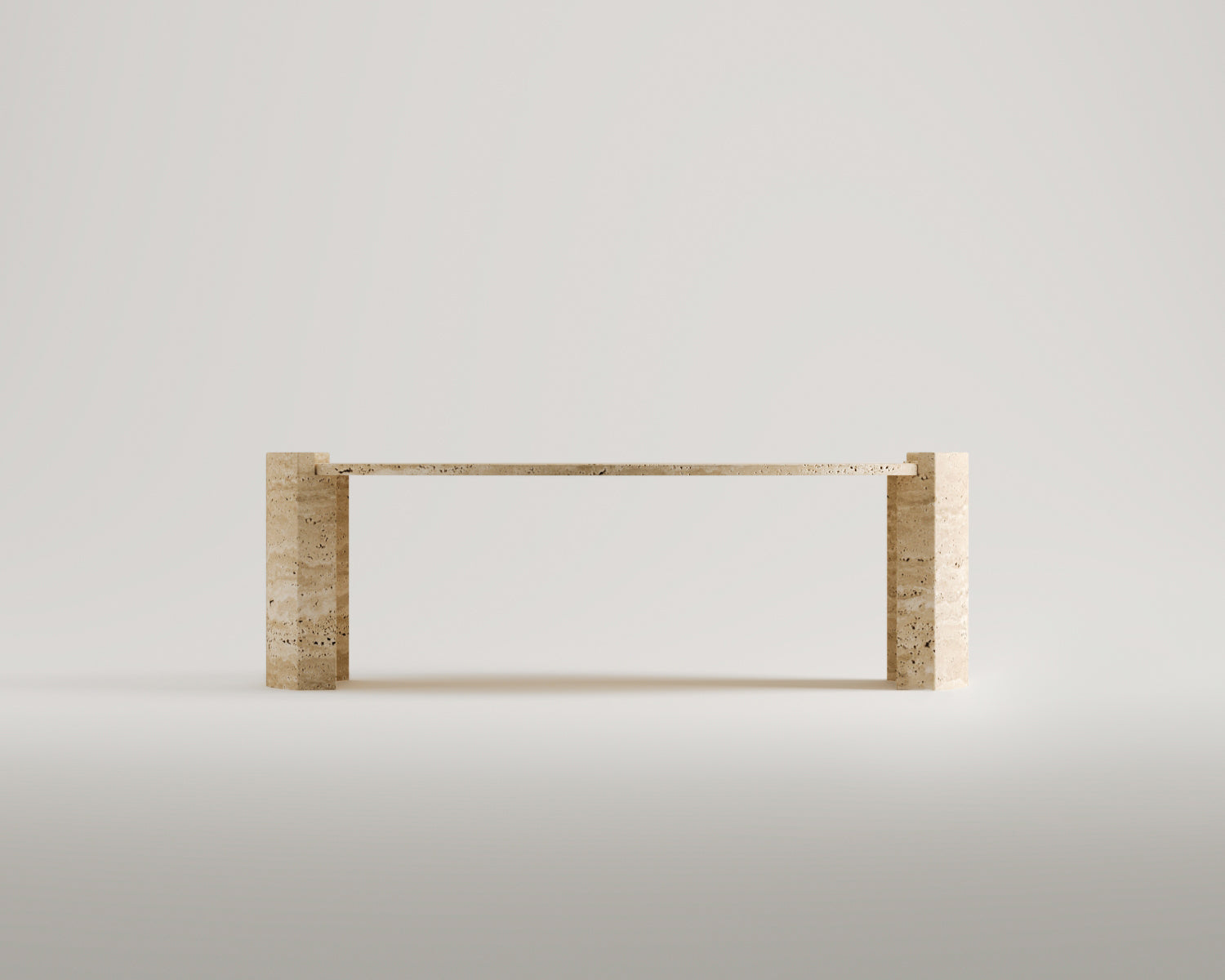 Rosa-Traverten Sehpa