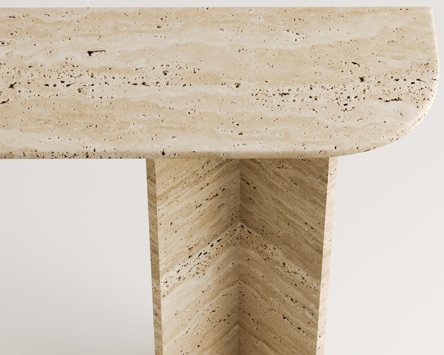 Rose-Traverten Dresuar