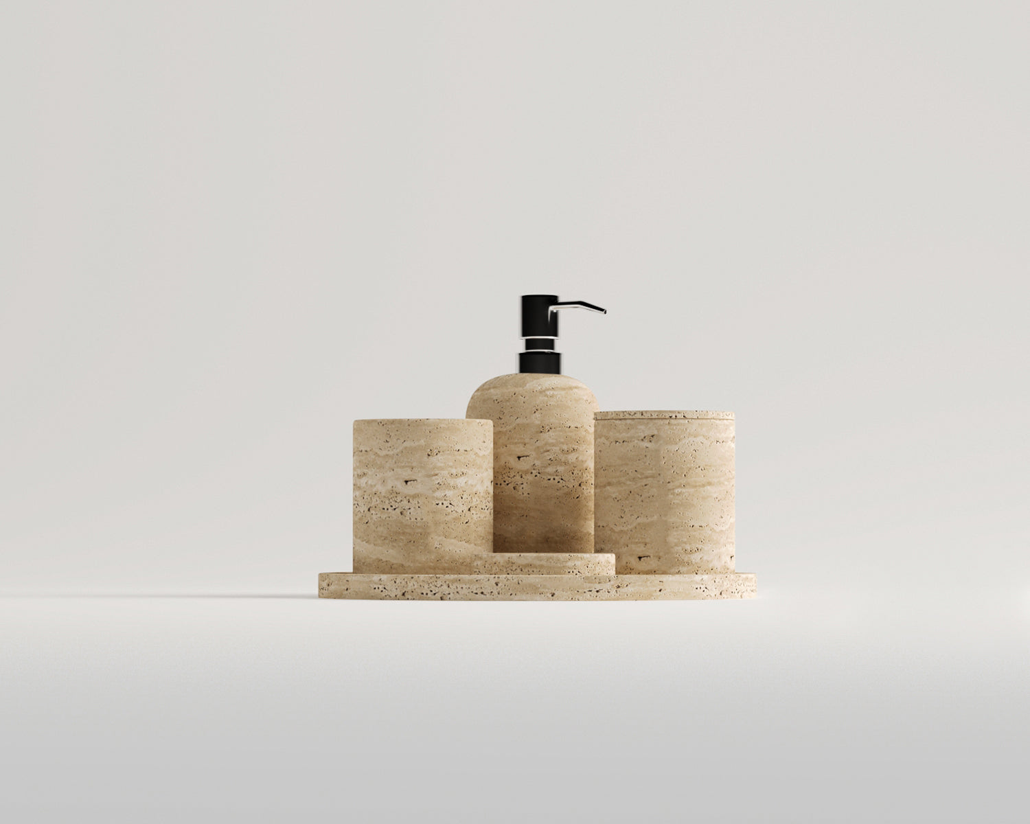 Rubano - Traverten Banyo Seti