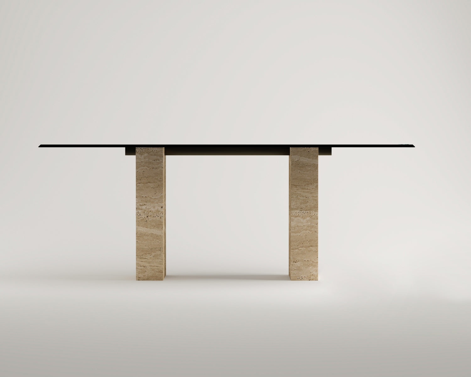 Sahra-Traverten Yemek Masası