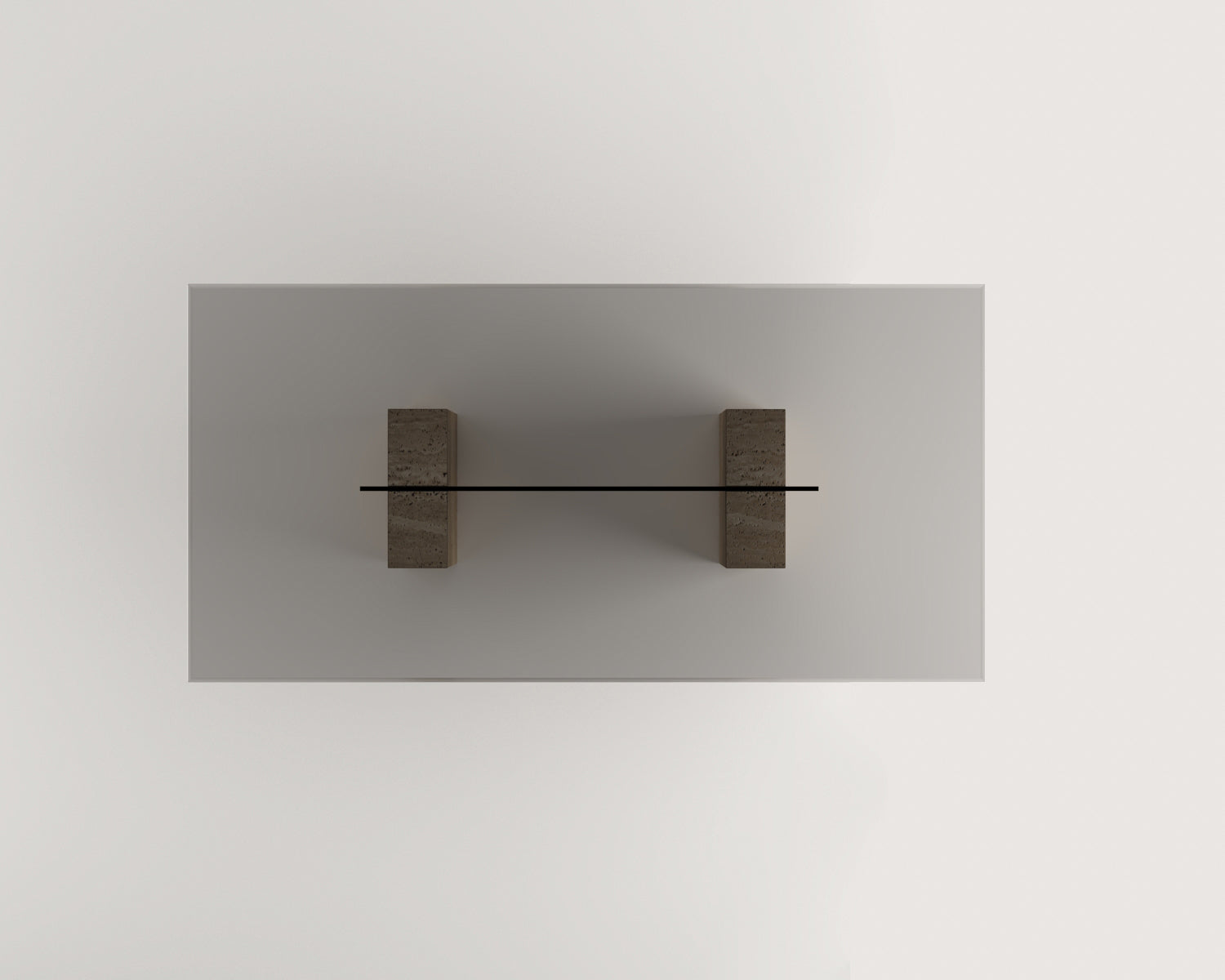 Sahra-Traverten Yemek Masası