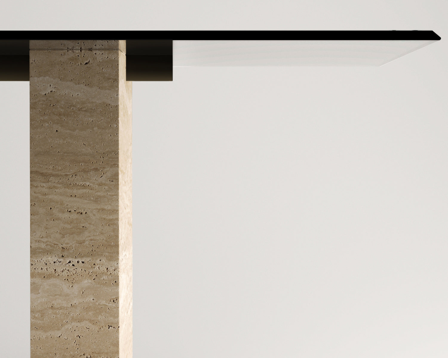 Sahra-Traverten Yemek Masası