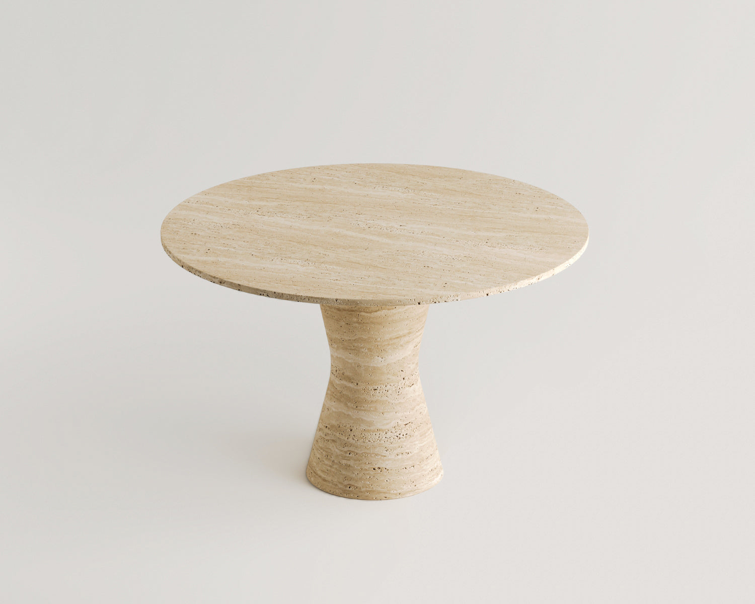 Selenit-Traverten Yemek Masası