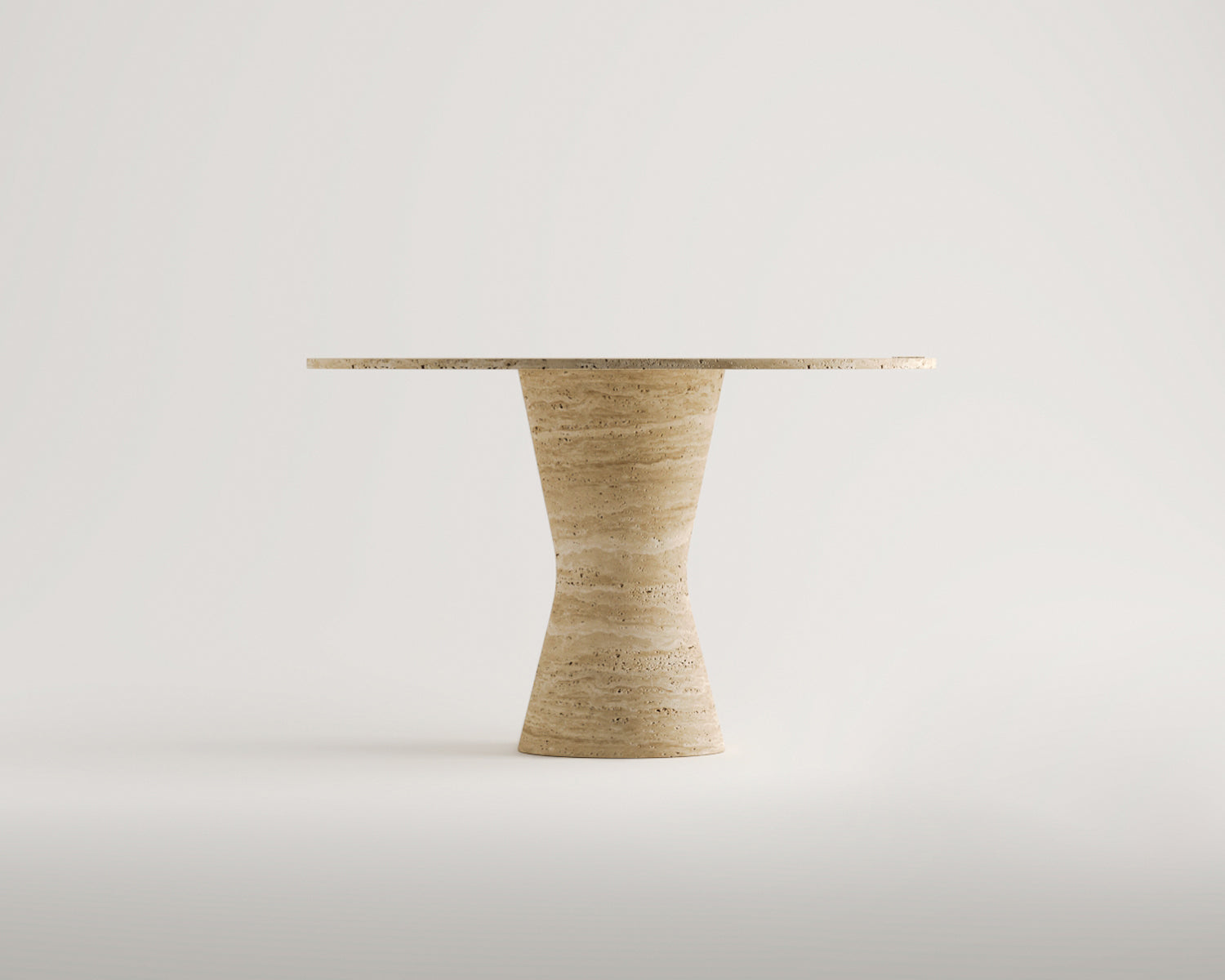 Selenit-Traverten Yemek Masası