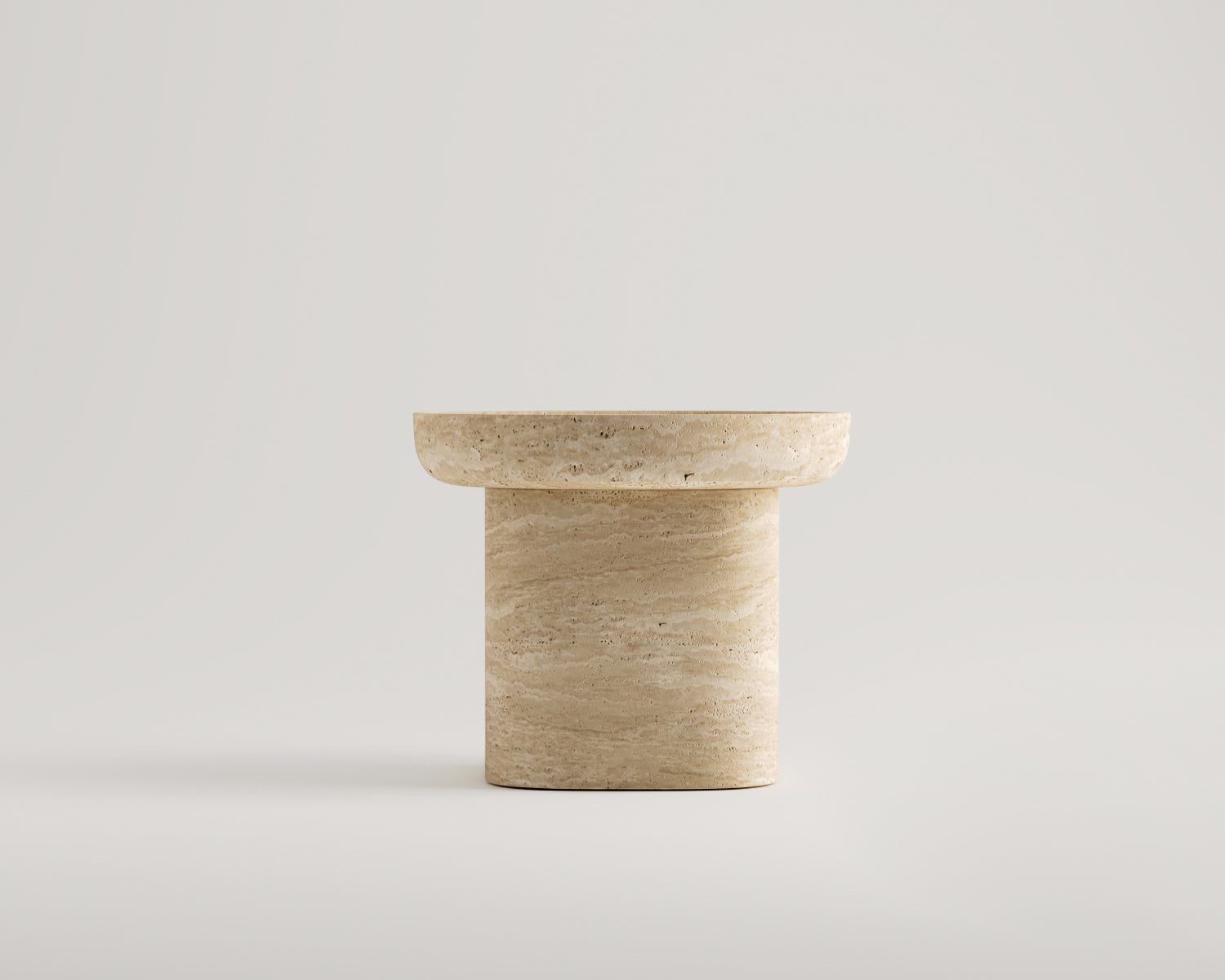 Serapis-Traverten Yan Sehpa