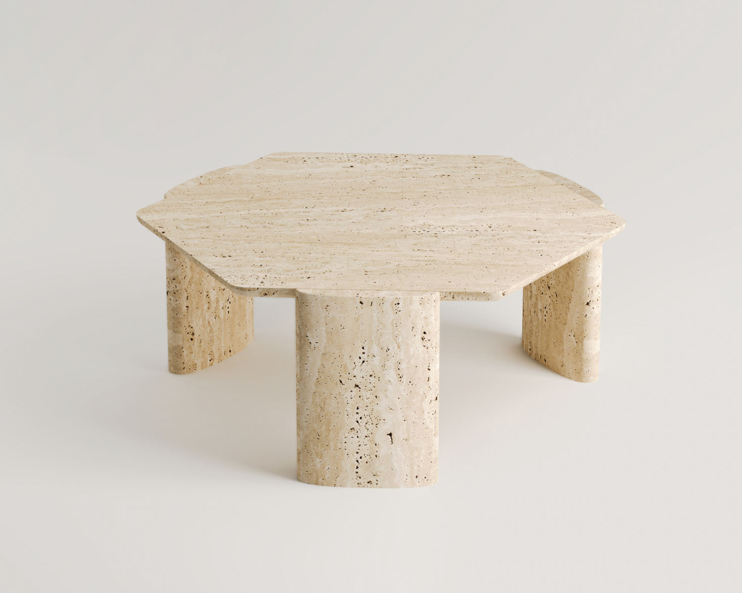 Seul -Traverten Orta Sehpa