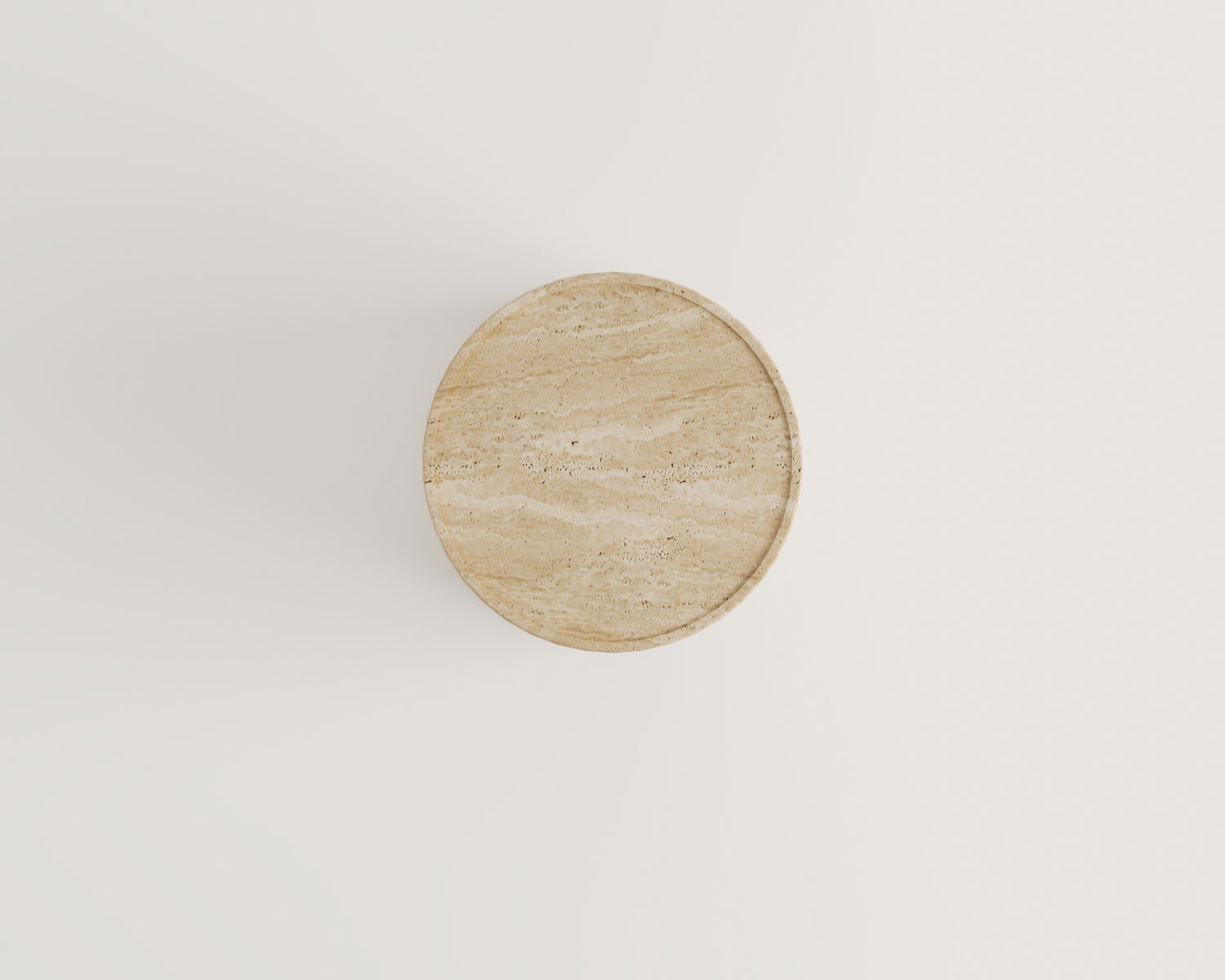 Shrub - Traverten Yan Sehpa