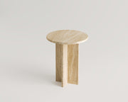 Side- Traverten Yan Sehpa