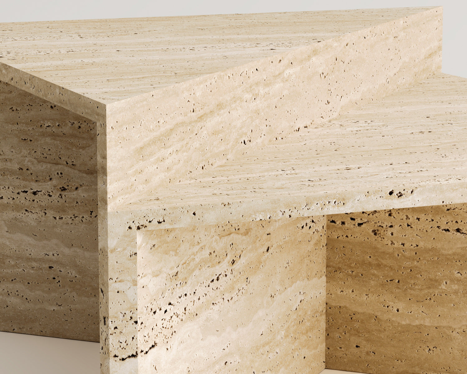 Stella-Traverten Sehpa